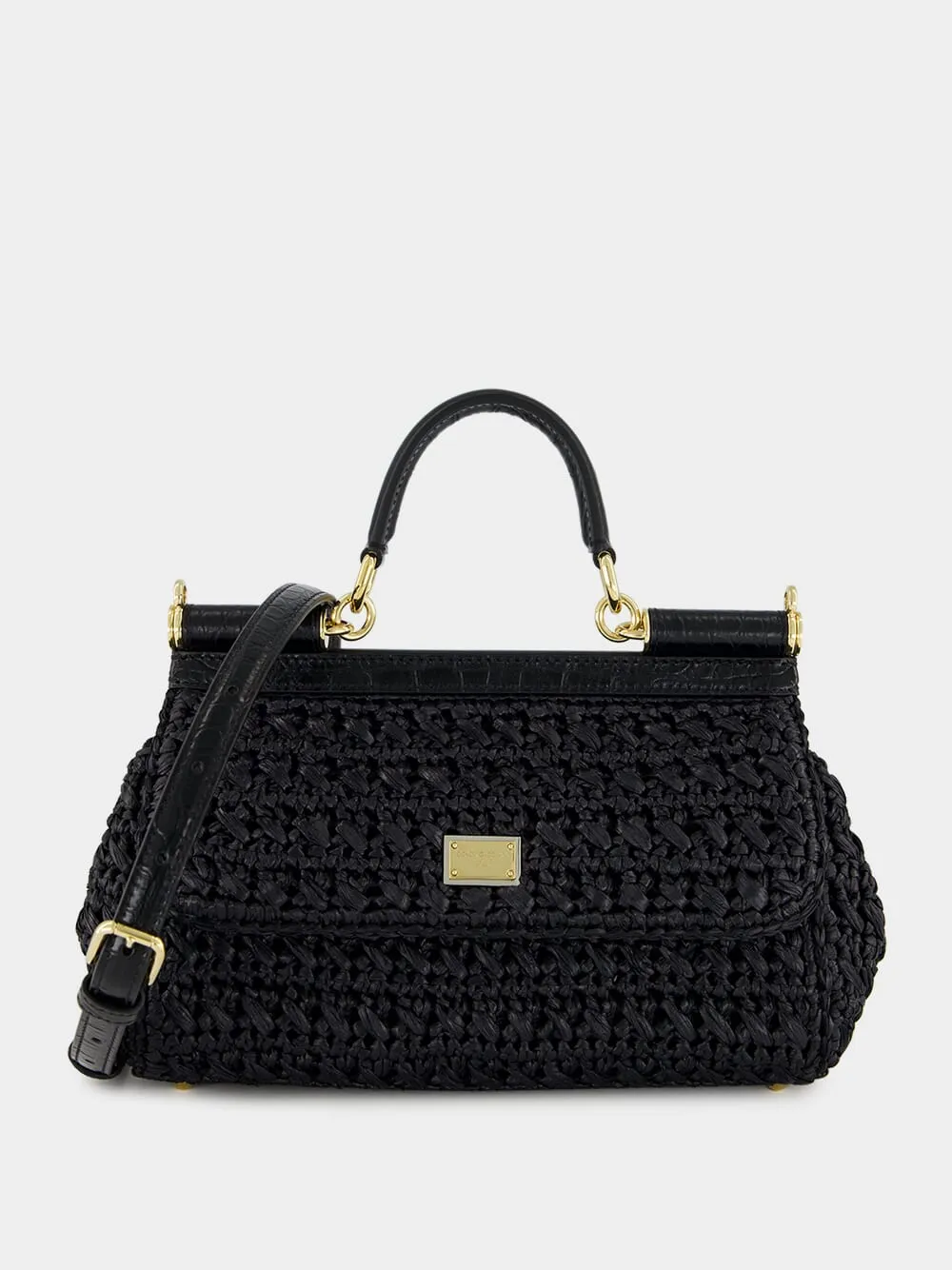 Black Crochet Sicily Bag