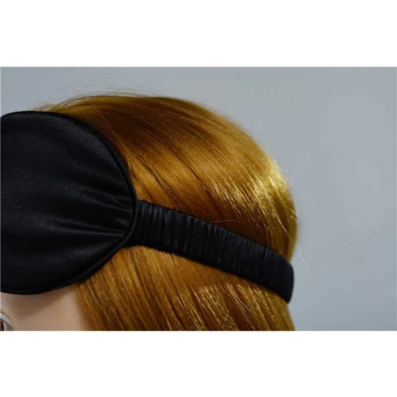 Black Silk Eye Mask 19 Momme