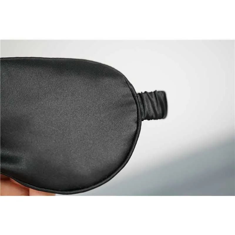 Black Silk Eye Mask 19 Momme