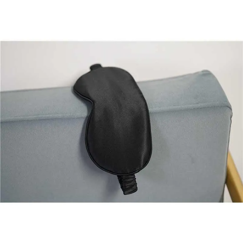 Black Silk Eye Mask 19 Momme