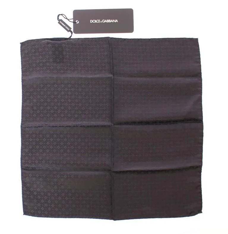 Black Silk Handkerchief