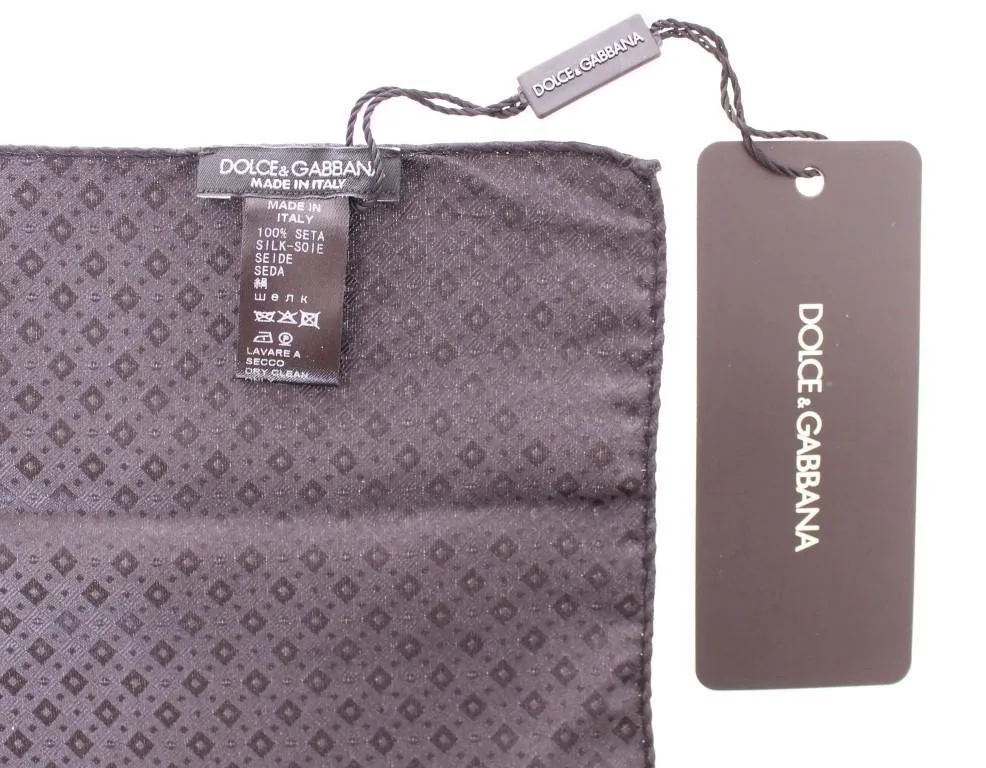 Black Silk Handkerchief