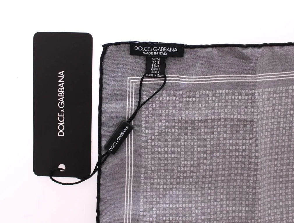 Black Silk Handkerchief
