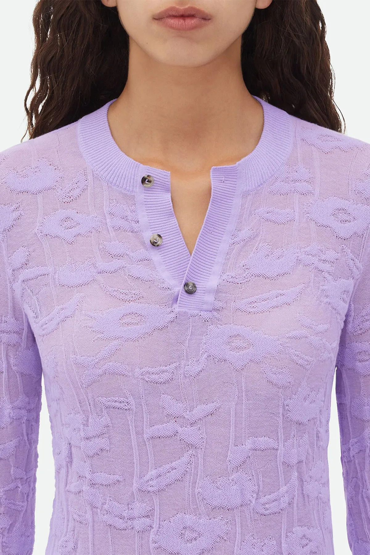 BOTTEGA VENETA | COTTON FLOWERS JUMPER