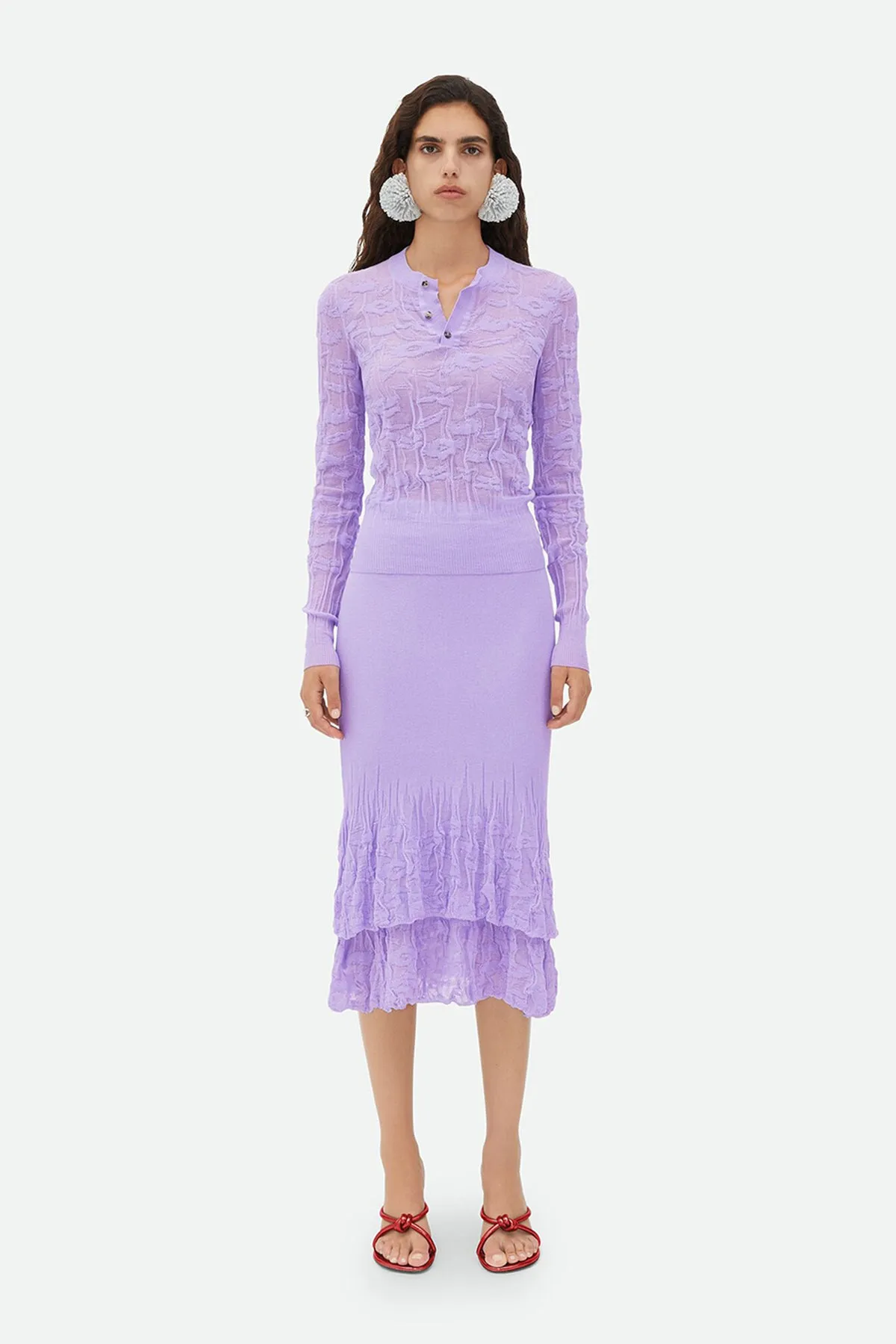 BOTTEGA VENETA | COTTON FLOWERS JUMPER