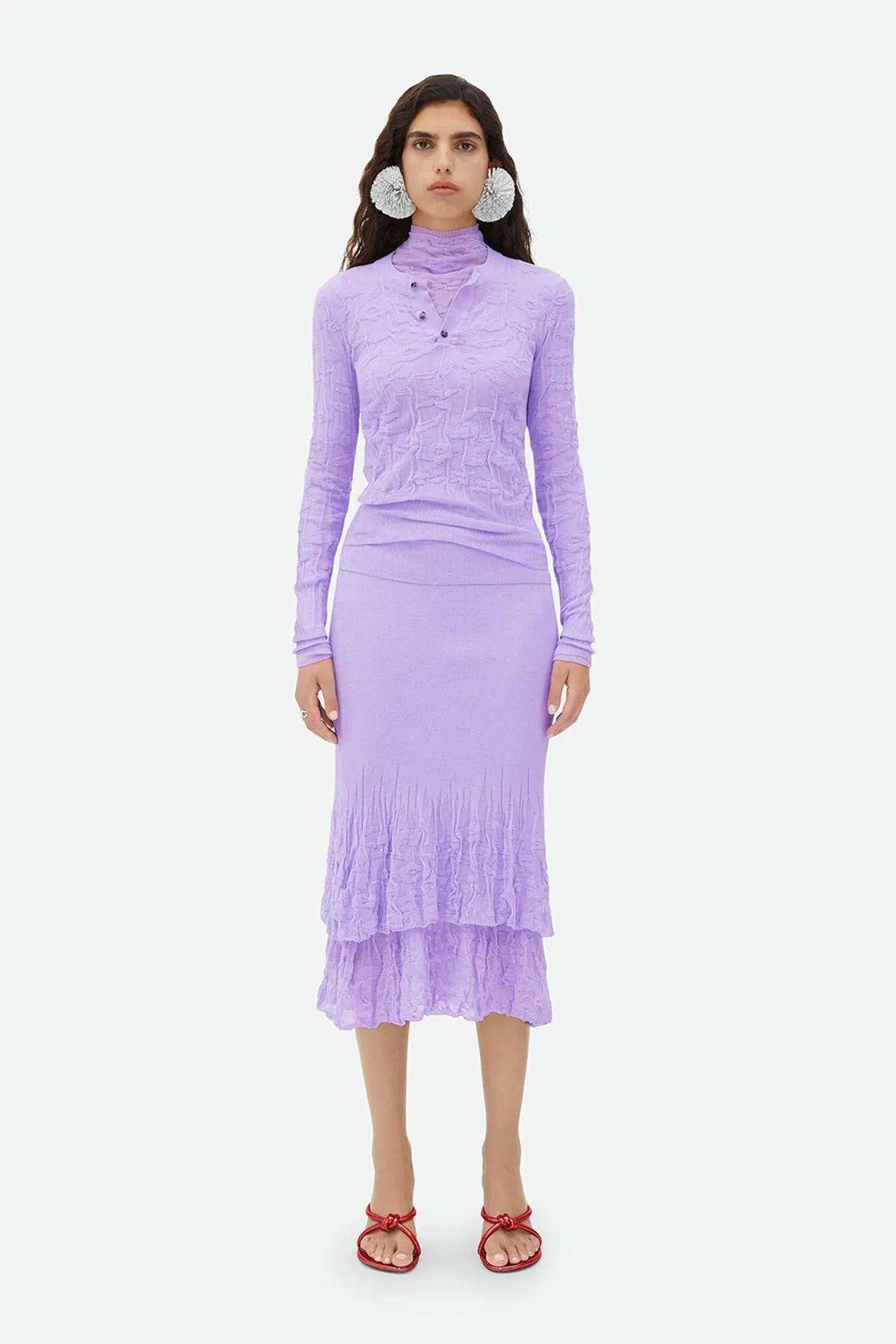 BOTTEGA VENETA | COTTON FLOWERS JUMPER