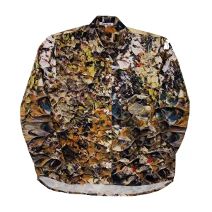 Braille Button Up Longsleeve (Real Paint Cotton Ripstop)