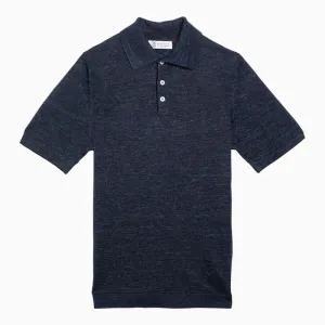 BRUNELLO CUCINELLI Men's Slim Fit Short-Sleeved Polo Shirt