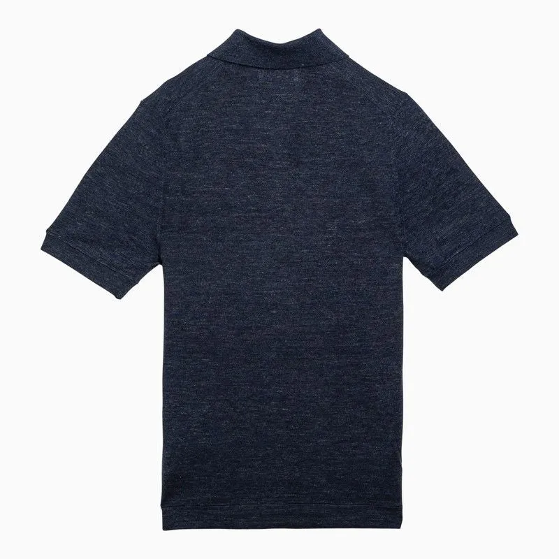BRUNELLO CUCINELLI Men's Slim Fit Short-Sleeved Polo Shirt