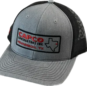Capco CITY “East Texas” Mesh Snap Back - Heather Grey / Black