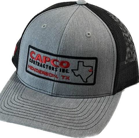Capco CITY “East Texas” Mesh Snap Back - Heather Grey / Black
