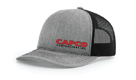 Capco Mesh Snap Back - Heather Grey / Black
