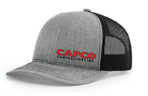 Capco Mesh Snap Back - Heather Grey / Black