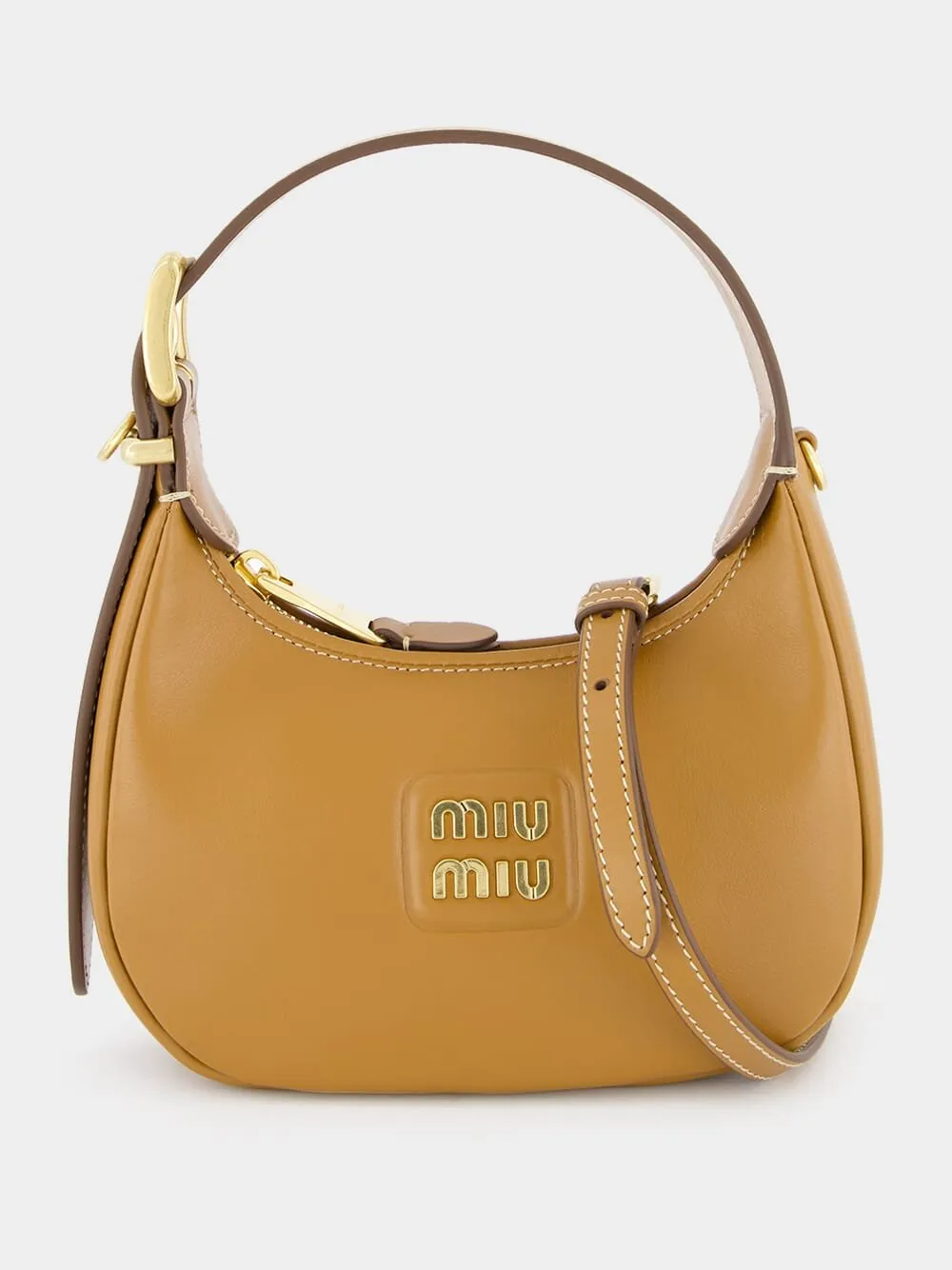 Caramel Leather hobo bag