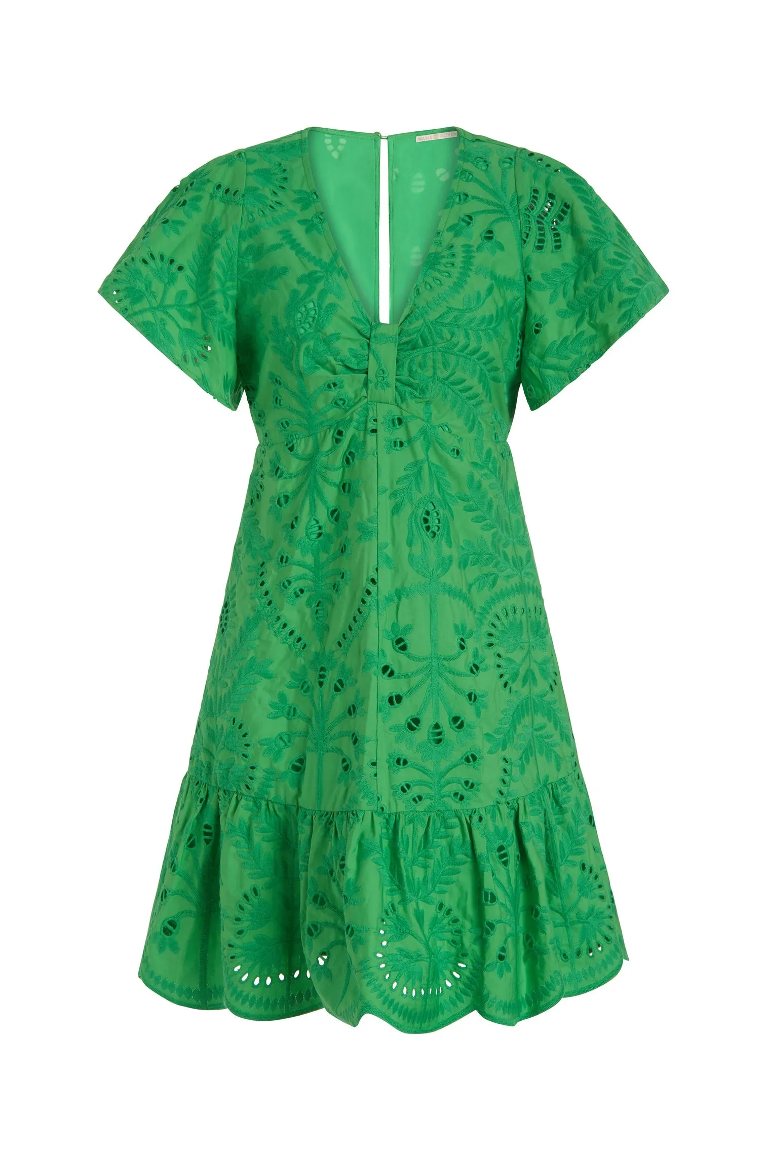 Carmina Dress in Emerald by Marie Oliver