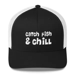 CATCH FISH & CHILL RASTA TRUCKER HAT