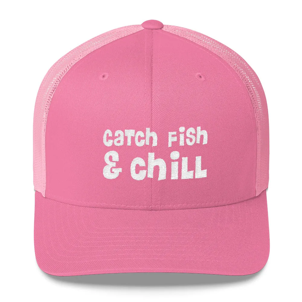 CATCH FISH & CHILL RASTA TRUCKER HAT