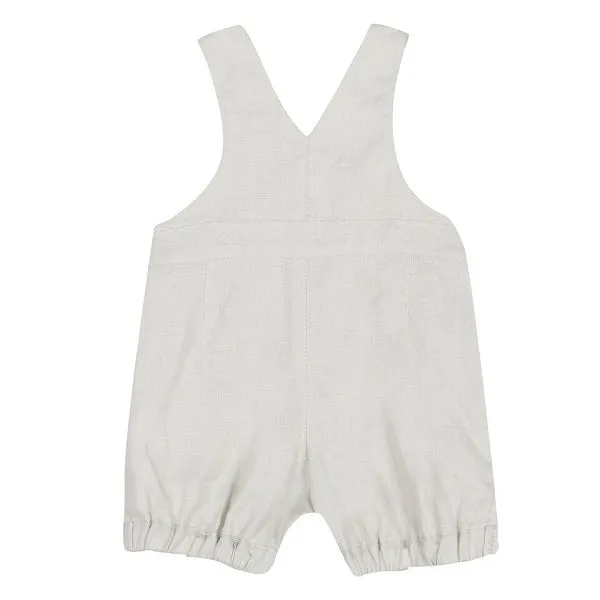 Ceremonie Sand Linen Dungarees in 3 years