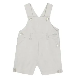 Ceremonie Sand Linen Dungarees in 3 years