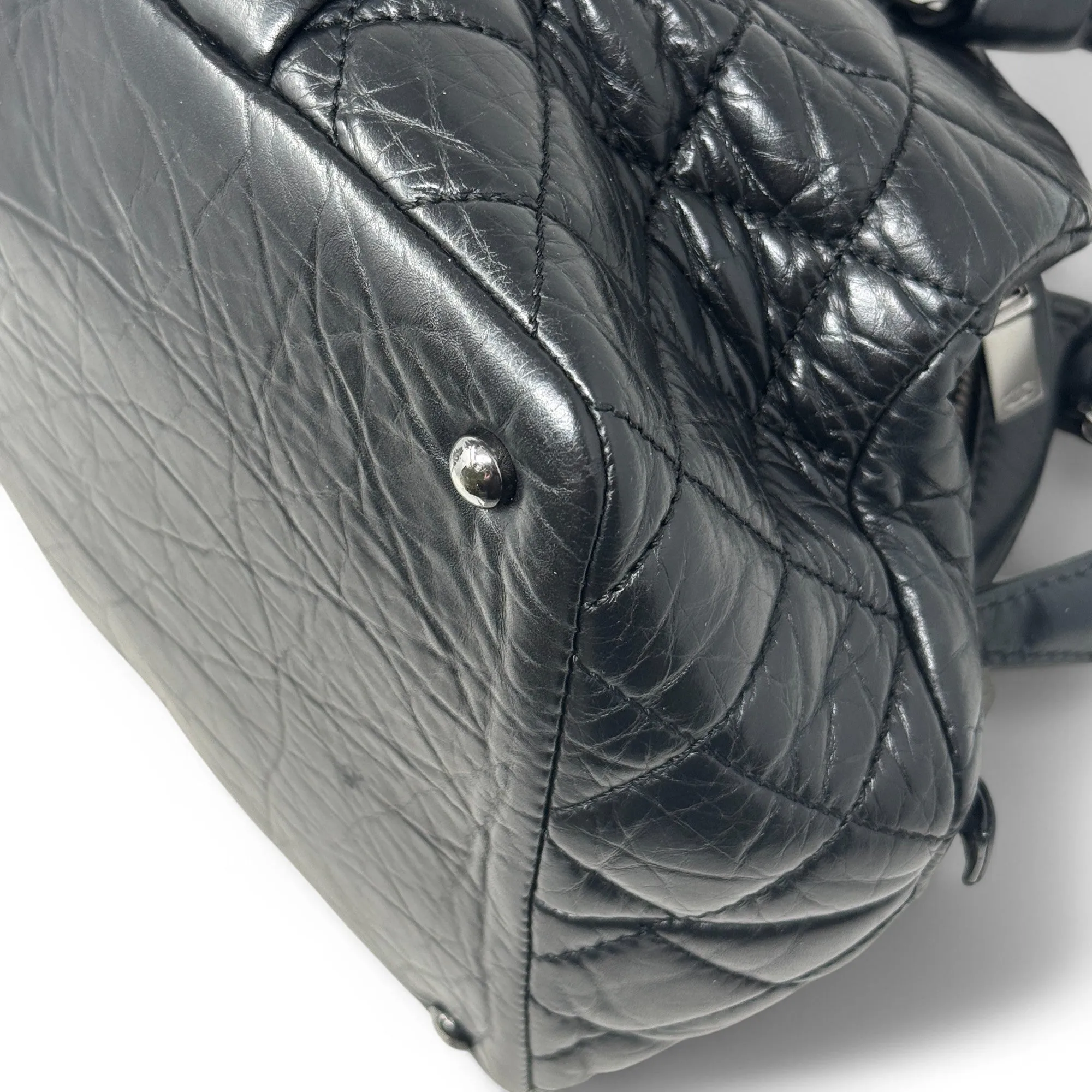 Chanel Black Lady Braid Bowler