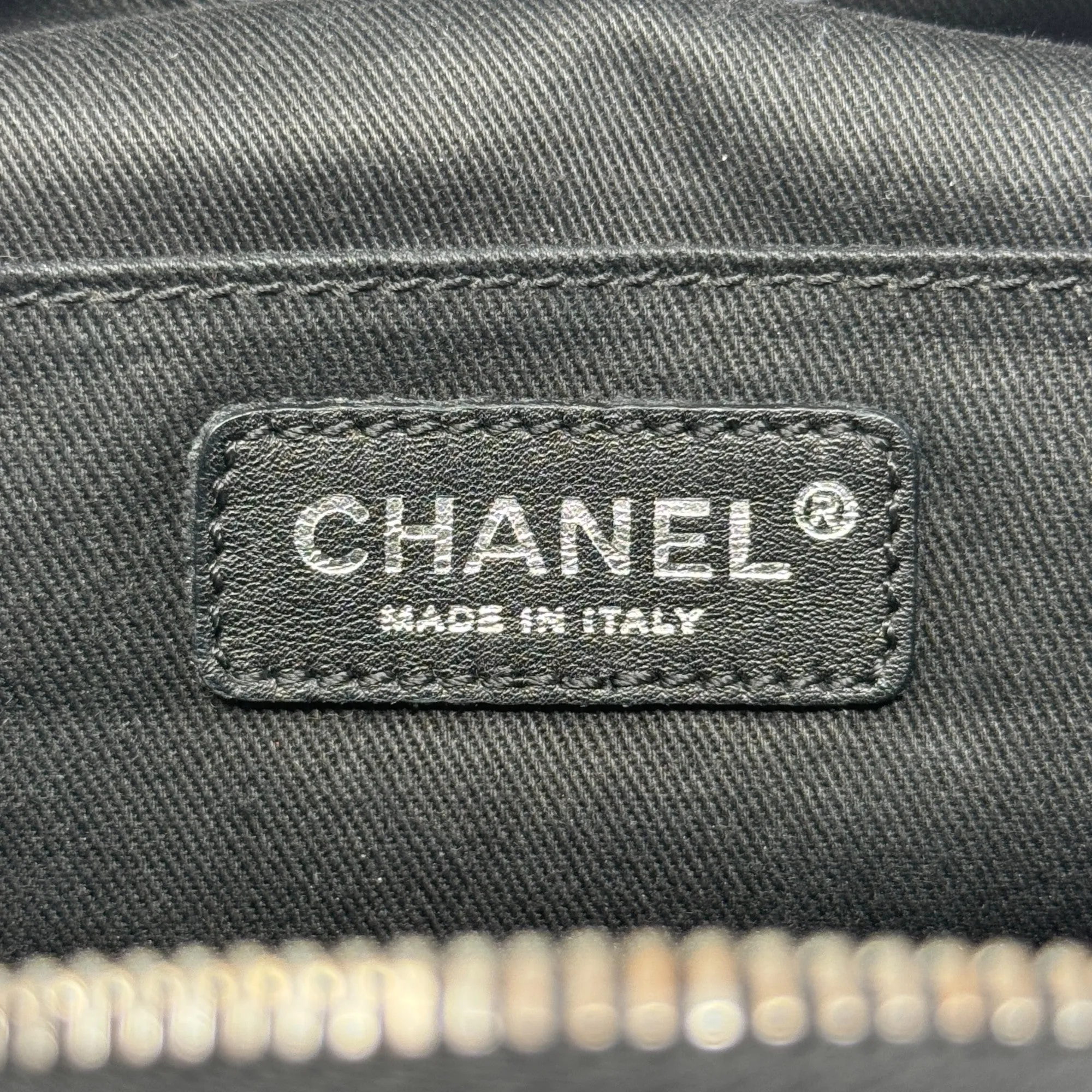 Chanel Black Lady Braid Bowler