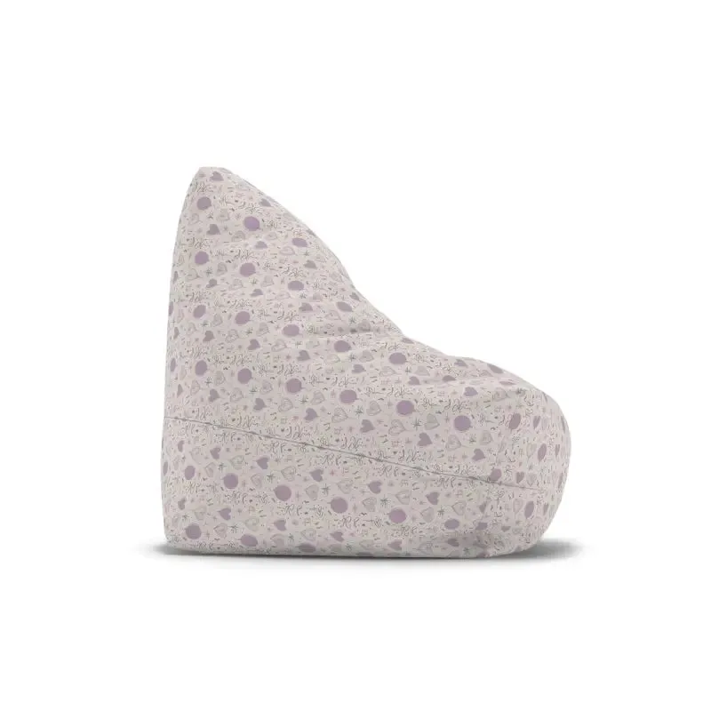 Chic Hearts Pattern Bean Bags Cover with Sewn in Case
