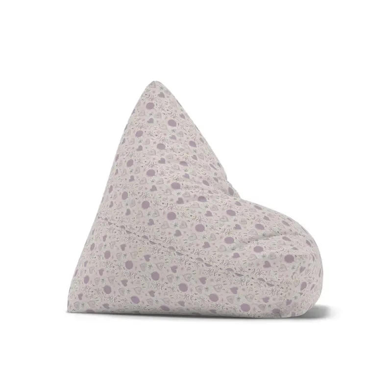 Chic Hearts Pattern Bean Bags Cover with Sewn in Case