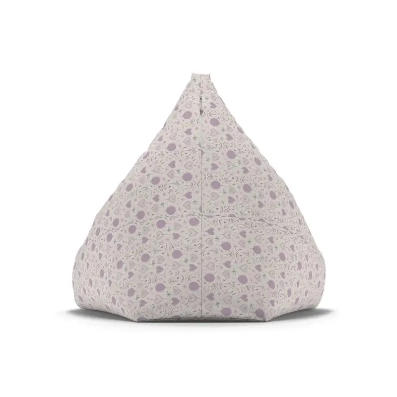 Chic Hearts Pattern Bean Bags Cover with Sewn in Case