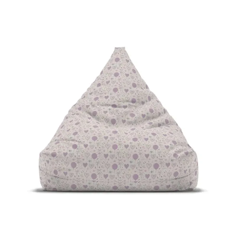 Chic Hearts Pattern Bean Bags Cover with Sewn in Case