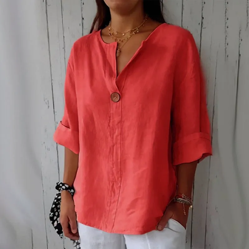 Chloé Rousseau Valence Linen Blouse