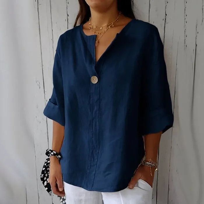 Chloé Rousseau Valence Linen Blouse