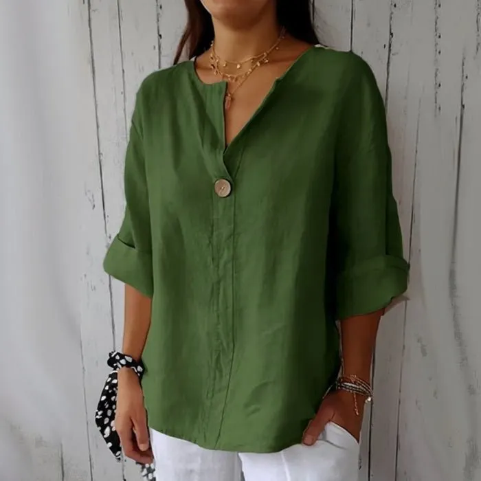 Chloé Rousseau Valence Linen Blouse