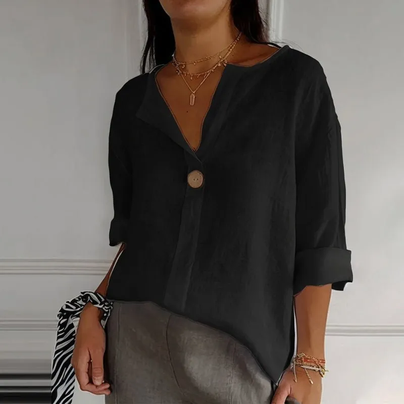 Chloé Rousseau Valence Linen Blouse
