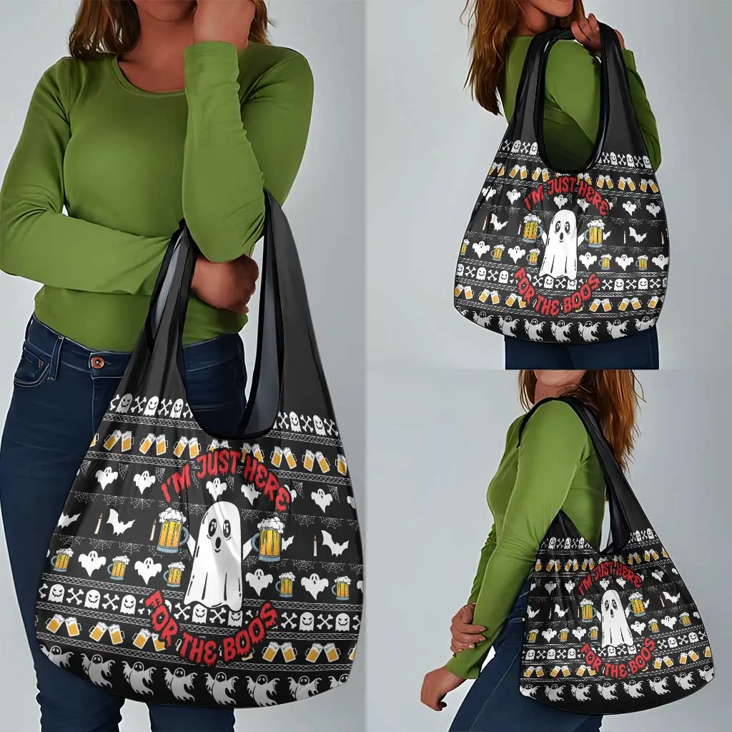 Christmas Africa Boo Beer Grocery Bag I'm Just Here For The Boss DT03