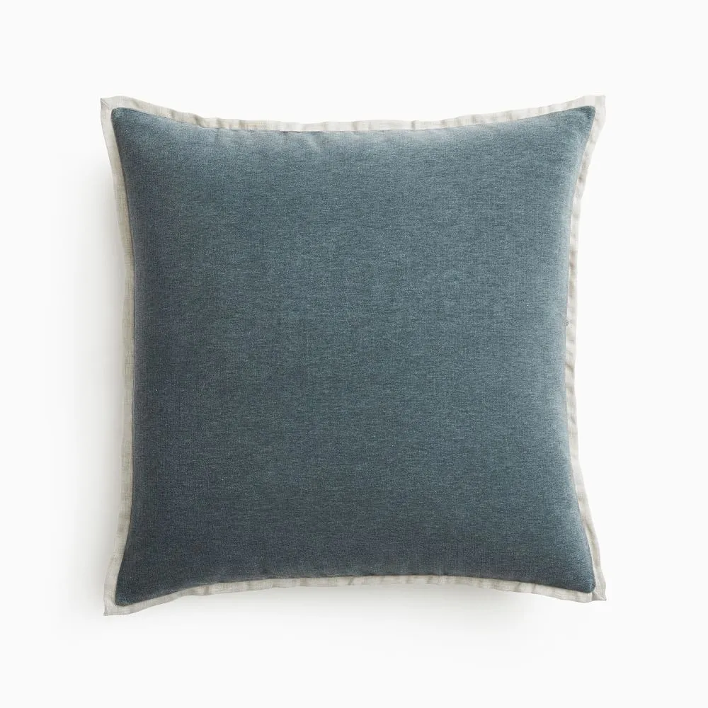Classic Cotton Velvet Pillow Cover No Insert 20"x20"