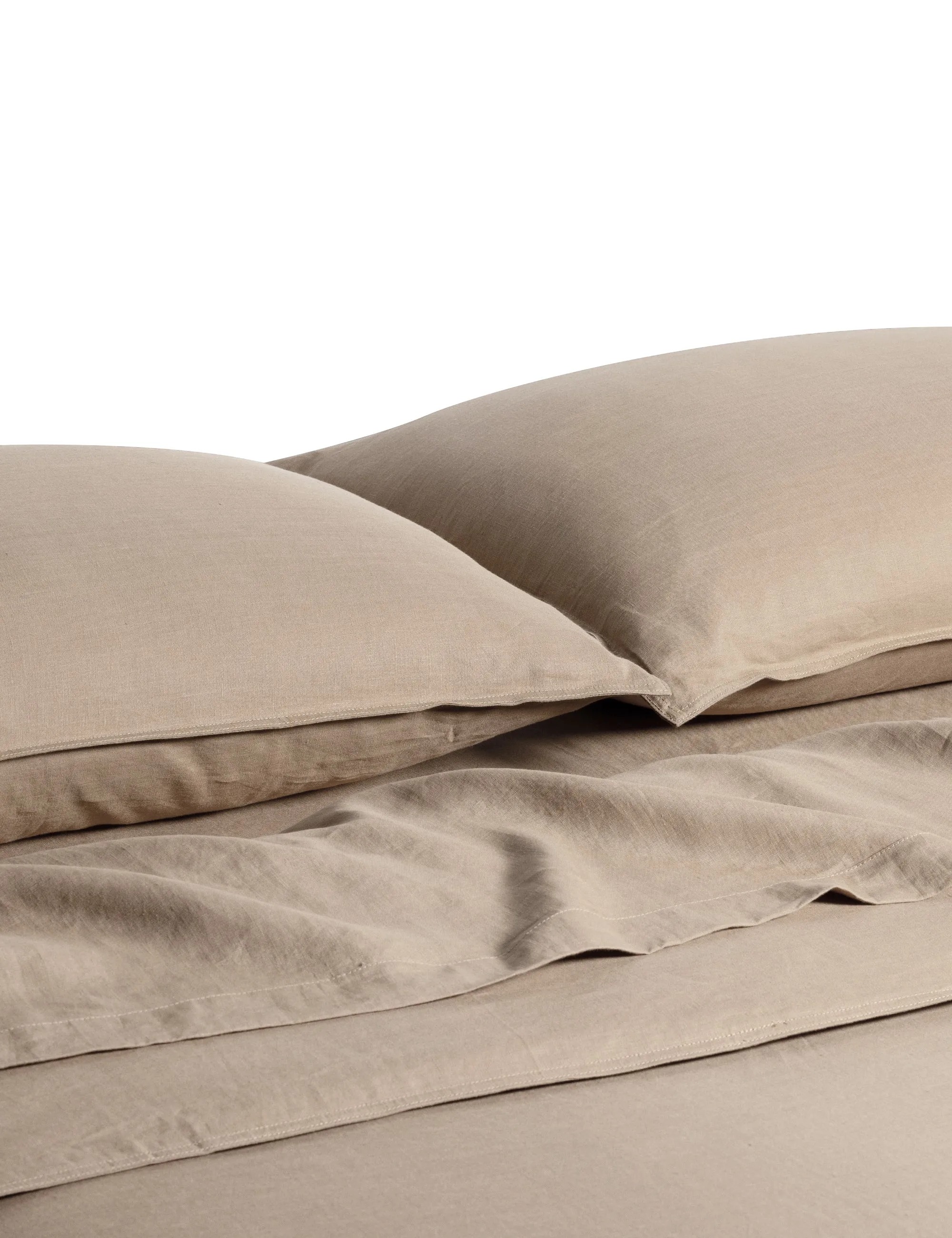 CLASSIC LINEN QUILT SET | TEAK