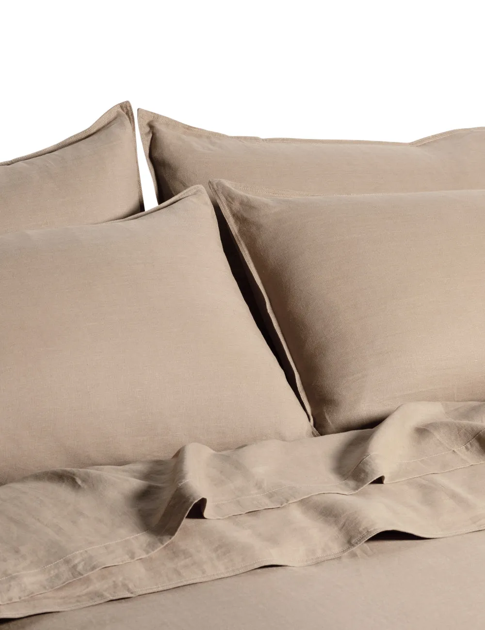 CLASSIC LINEN QUILT SET | TEAK
