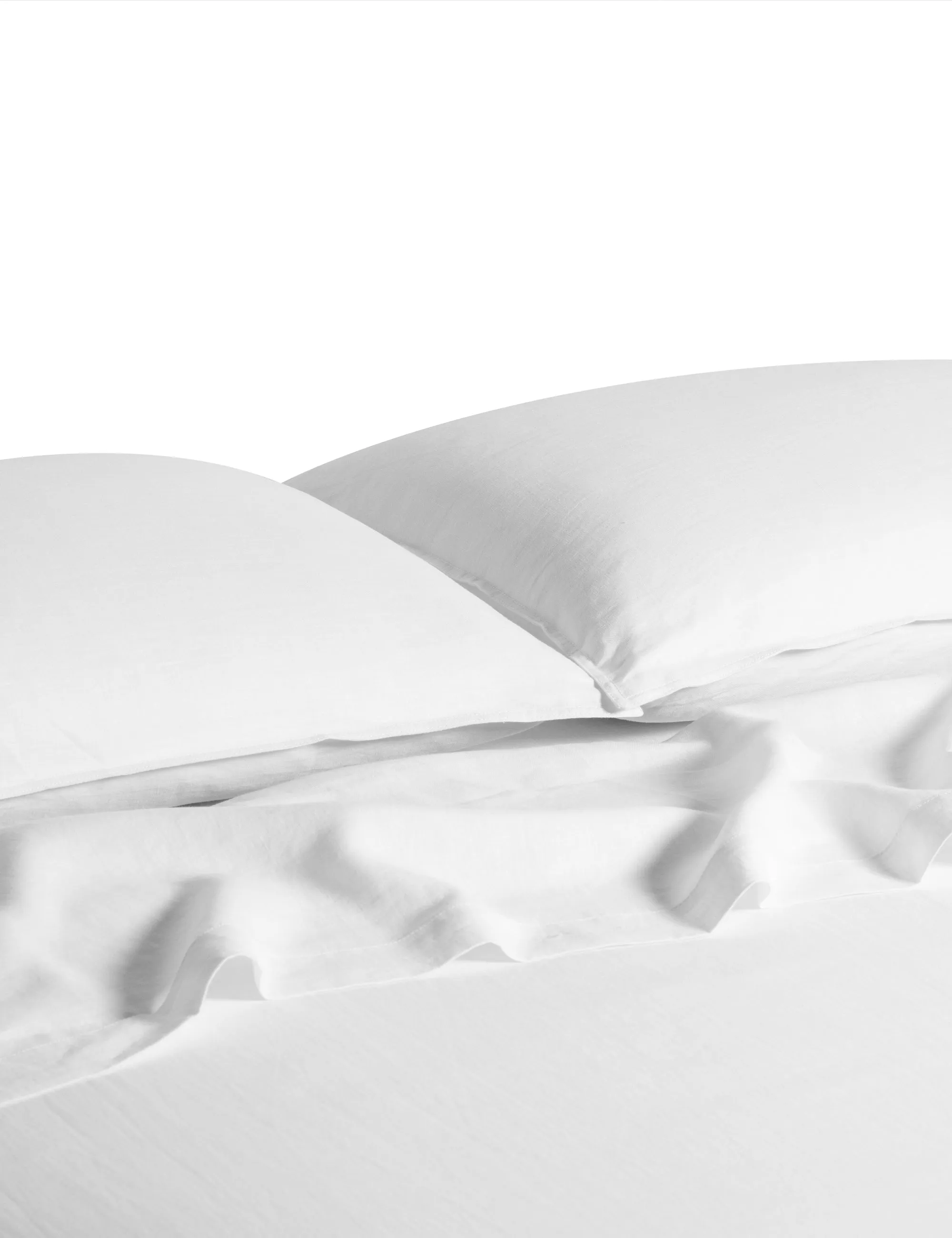 CLASSIC LINEN QUILT SET | WHITE