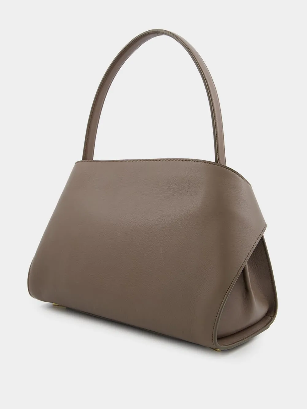 Clay Flame Red Small Hug Soft Leather Handbag