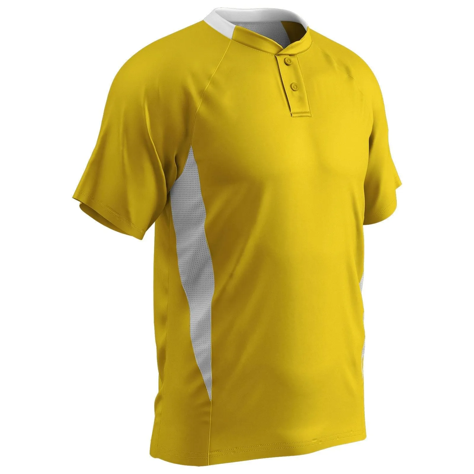 Clean-Up 2-Button 2-Color Moisture Wicking Jersey, Adult