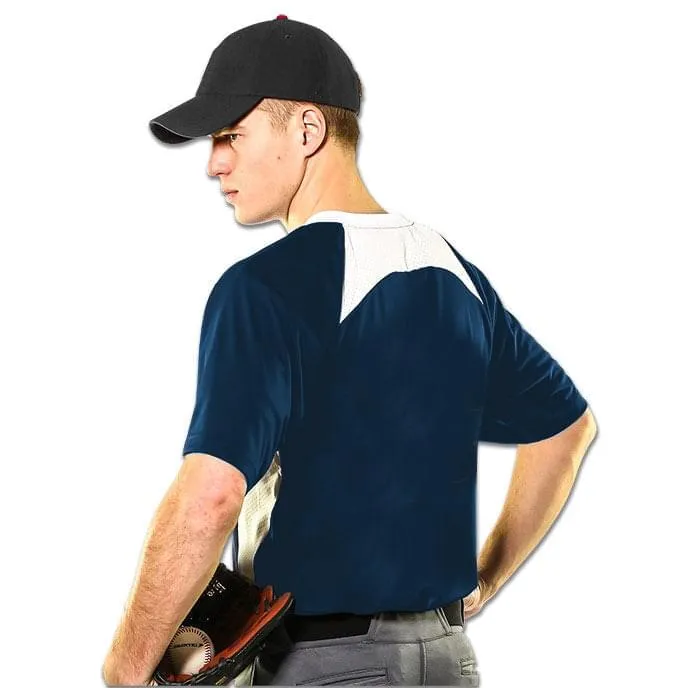 Clean-Up 2-Button 2-Color Moisture Wicking Jersey, Adult