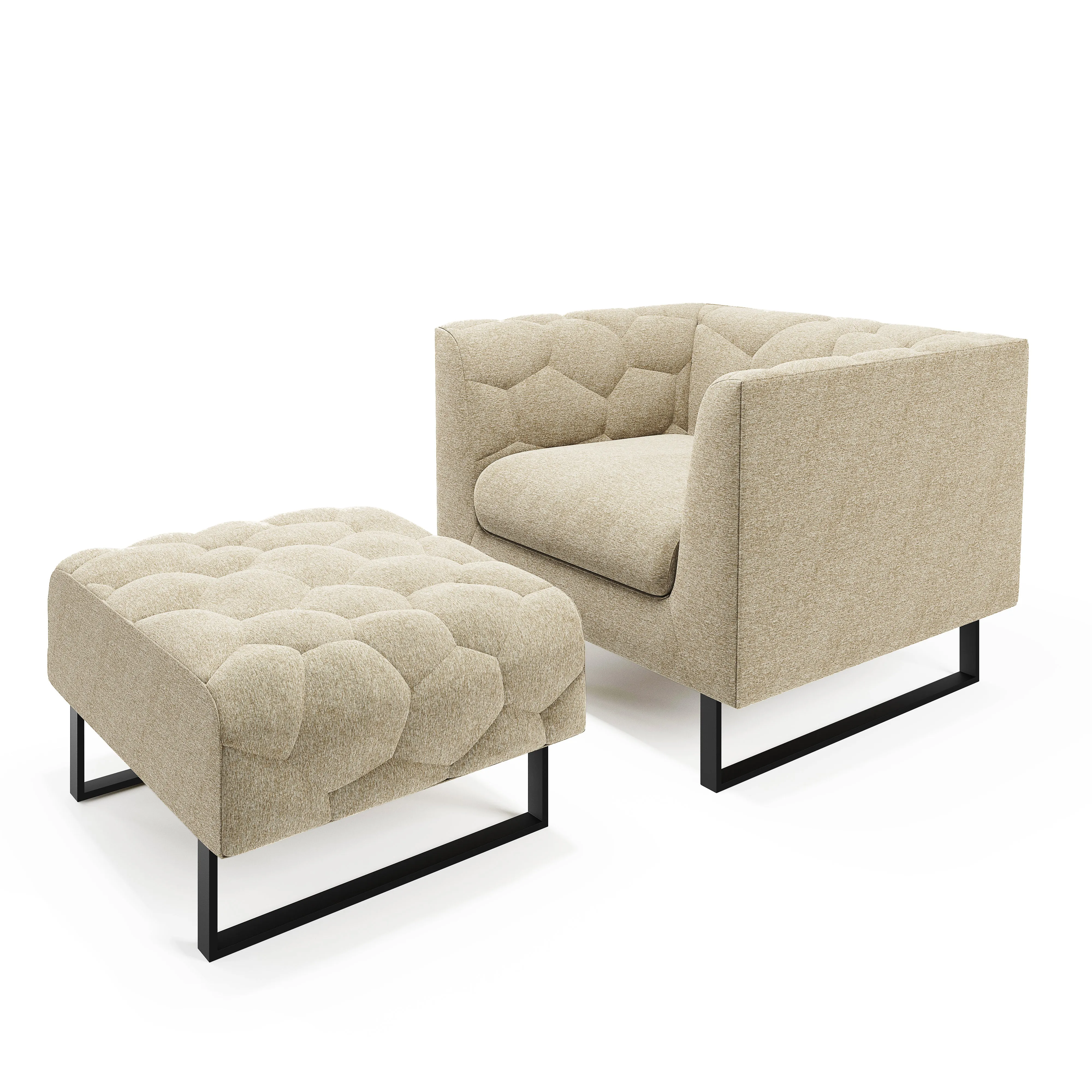 Cloudbox Cumulus Chair and Ottoman