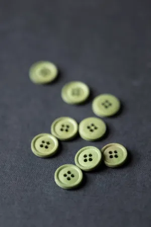 Cotton Button 15mm – Bowling Green -- Merchant & Mills of London