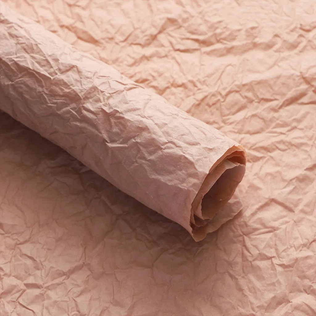 Crinkle wrapping paper
