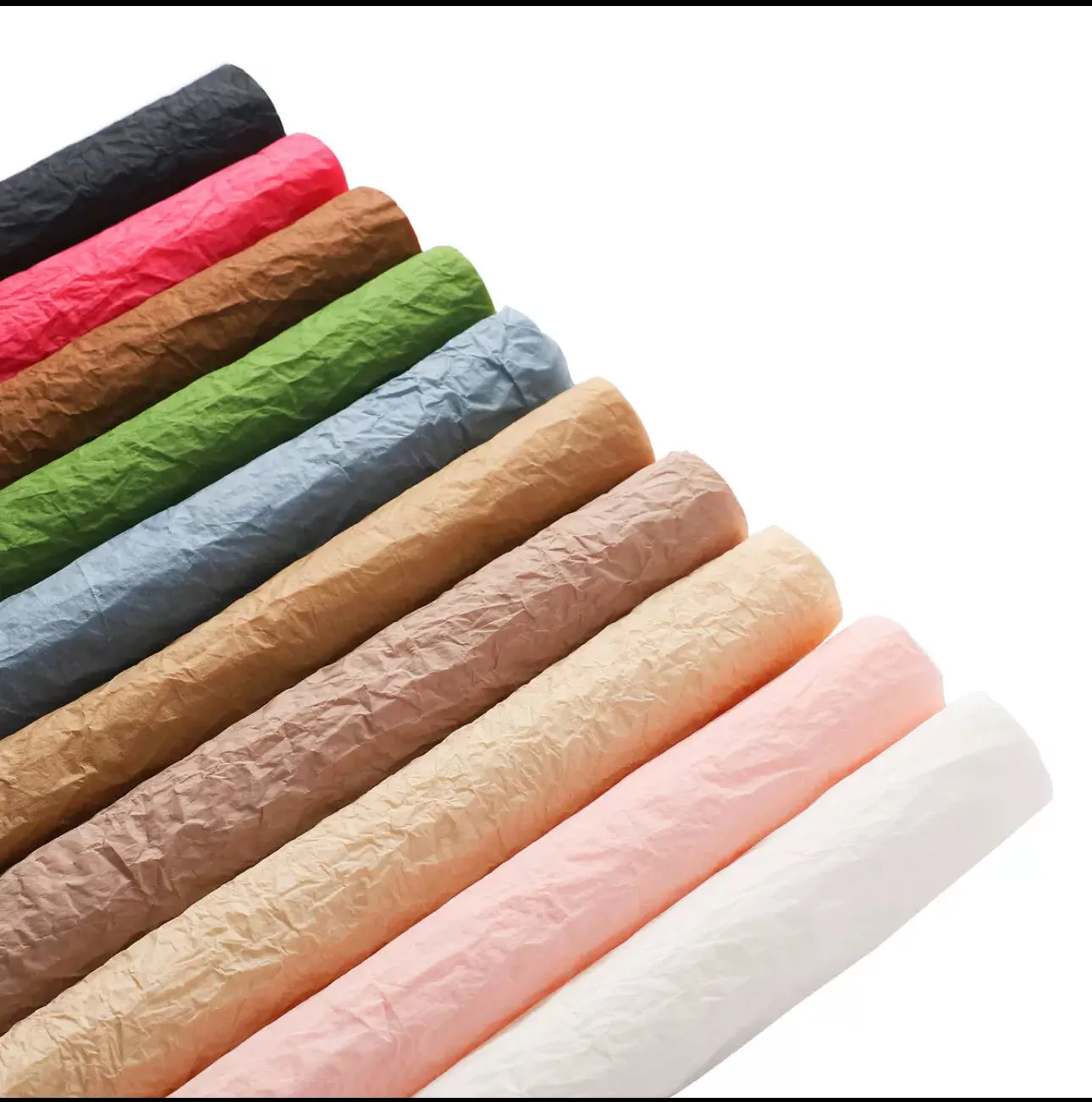 Crinkle wrapping paper
