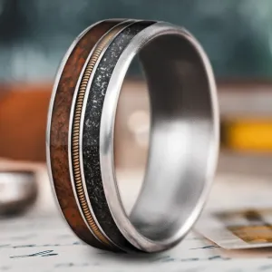 Custom Design - 3-Inlay Metal Center Ring iDvXYdCvsuwEBXaixMZ505Ze