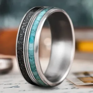Custom Design - 3-Inlay Metal Center Ring KET1JenuC9G6exBm1ySFzewK