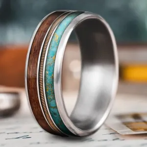 Custom Design - 3-Inlay Metal Center Ring m5KEOmFi3nK7Qp6nsj84dU-y