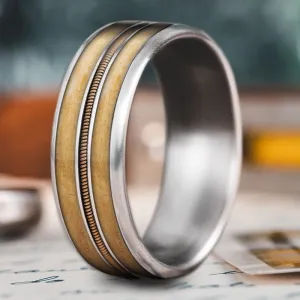 Custom Design - 3-Inlay Metal Center Ring vmAZ6OWvkGXkK7gr7J8ZuJIA