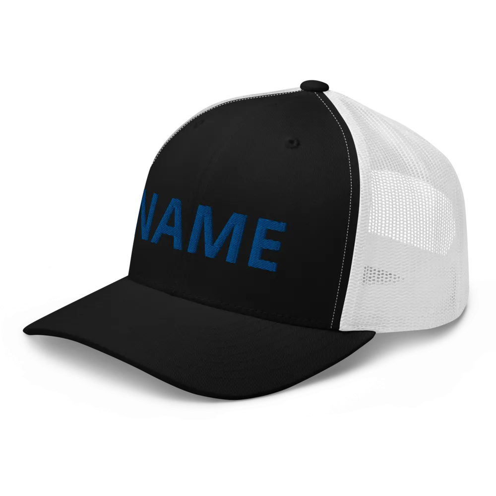 Custom Name Trucker Cap